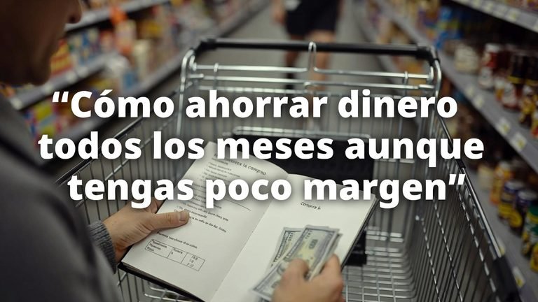 Cómo ahorrar dinero todos los meses aunque tengas poco margen